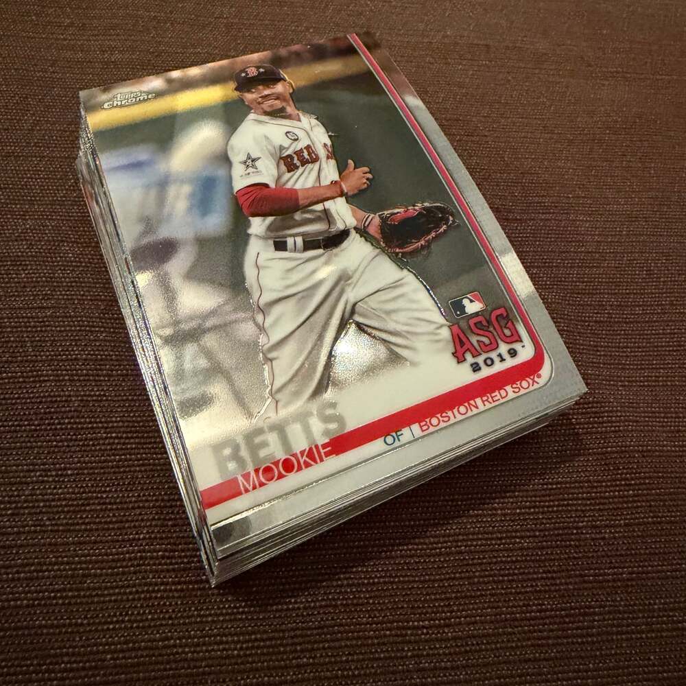 2019 Topps Chrome Lot Update Pink Refractor 37 total MLB cards